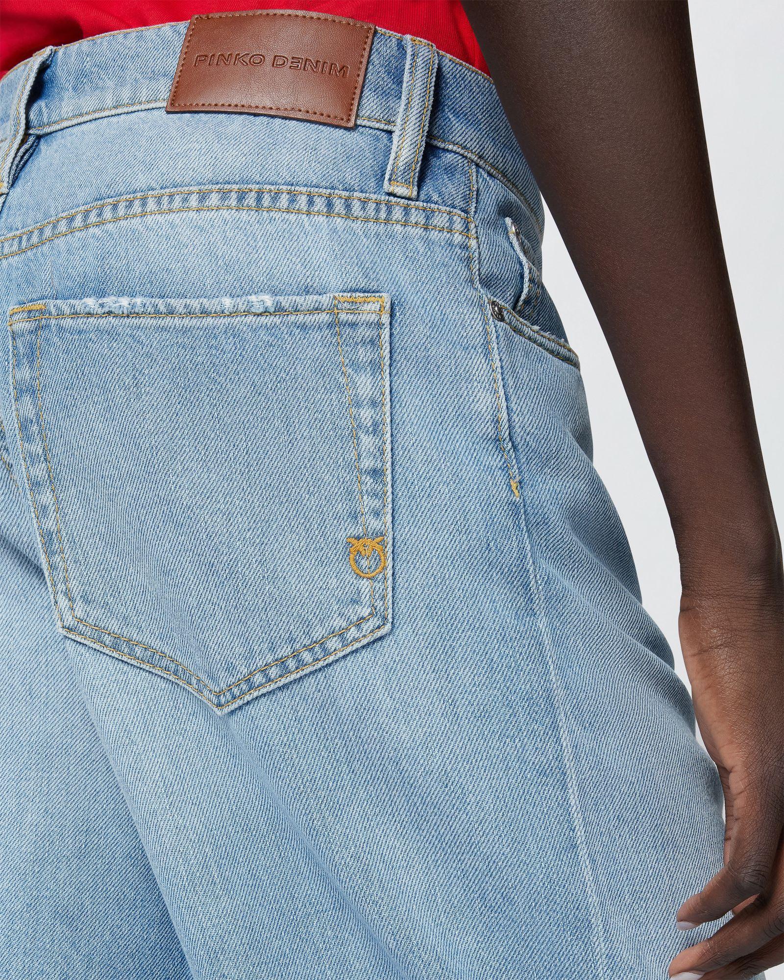 Jeans largo con fondo sfrangiato - Pinko 103857-A2E5 PJN PINKO 