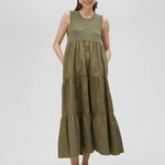 Abito lungo con perline LS2516063 060 LOLA 