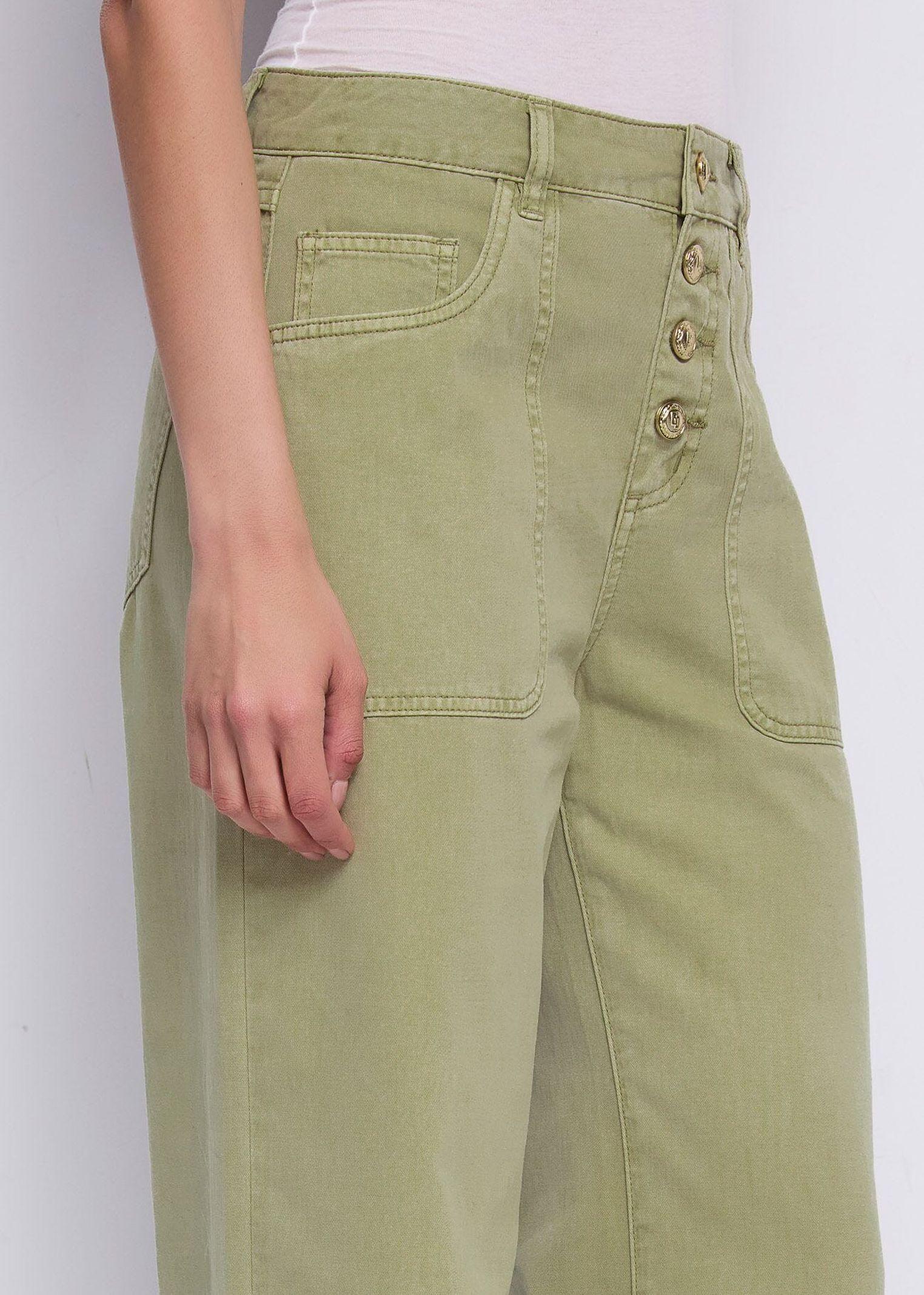 Pantalone wide leg con bottoni - Gaudi 611BD25013 4558 GAUDI' 