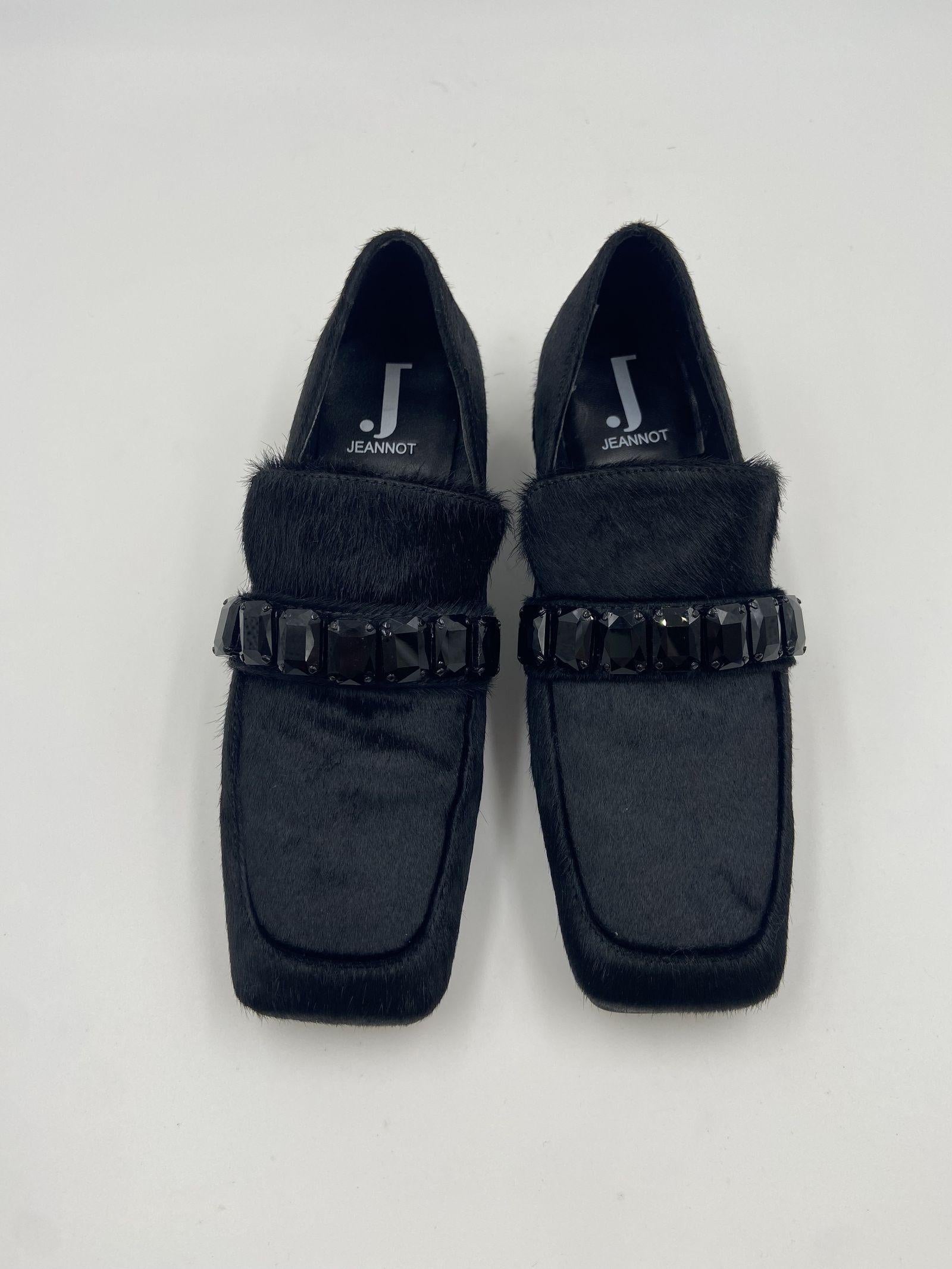 Mocassino in cavallino PJ602G NERO JEANNOT 