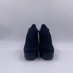 Tronchetto scamosciato con plateau - Lella Baldi LB645 NERO LELLA BALDI 