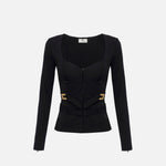 Giacca bielastica - Elisabetta Franchi GI16056E2 110 ELISABETTA FRANCHI 