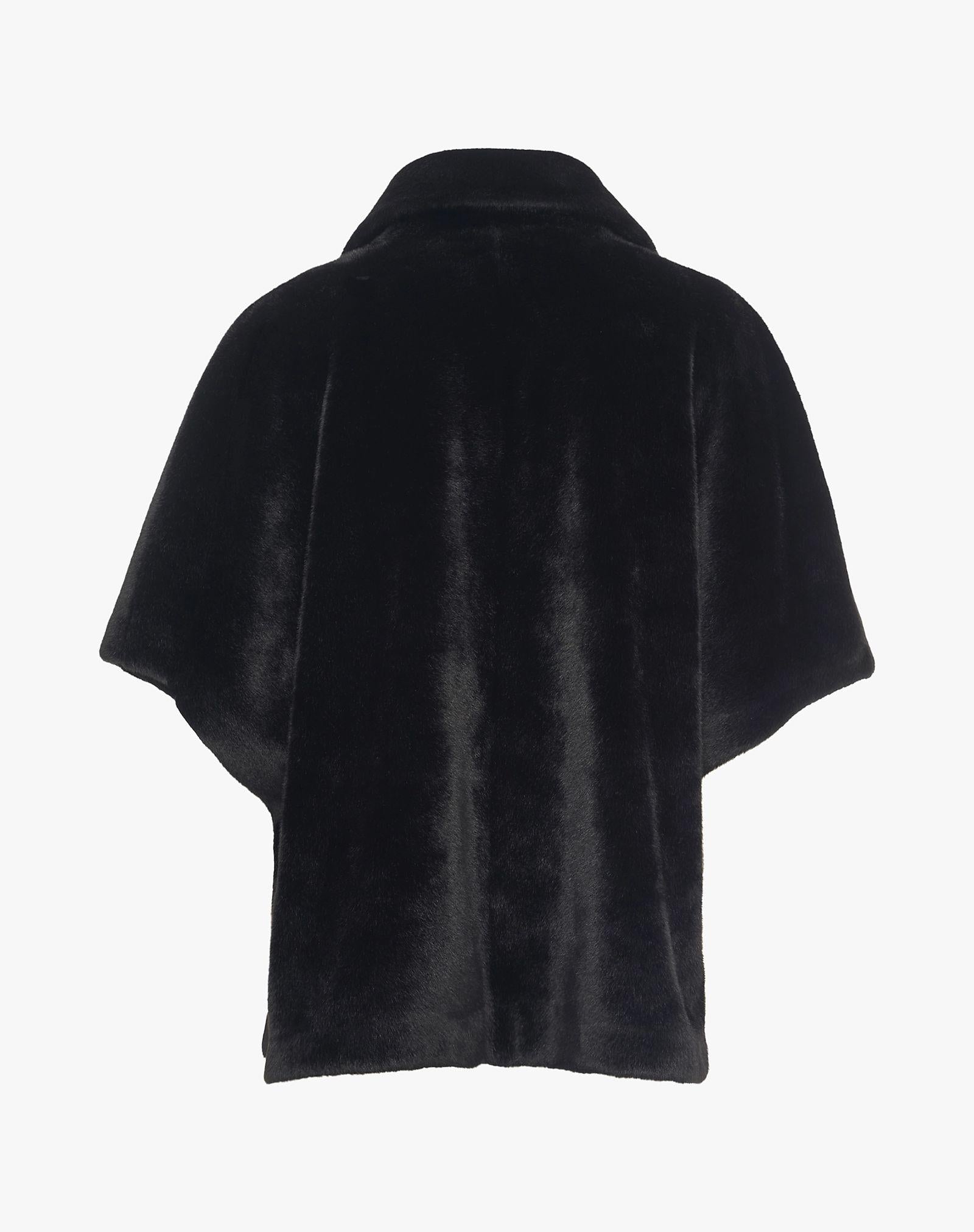 Pelliccia maniche ampie E175PU MA001 MANILA GRACE 