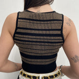 Top crop in maglia - Elisabetta Franchi TK62M31E2 K16 ELISABETTA FRANCHI 