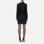 Abito con camicia incrociata e gonna con tasche AB65546E2 110 ELISABETTA FRANCHI 