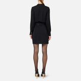 Abito con camicia incrociata e gonna con tasche AB65546E2 110 ELISABETTA FRANCHI 