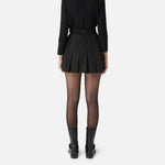 Minigonna a pieghe in naylon GO03546E2 110 ELISABETTA FRANCHI 