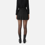 Minigonna a pieghe in naylon GO03546E2 110 ELISABETTA FRANCHI 