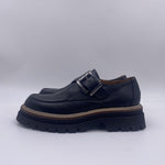 Mocassino in pelle con fibbia 1700 NERO CHIARINI 