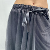 Gonna lunga in tulle