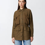 Giacca camicia leggera con tasche 105017-A2I9 S1C PINKO 