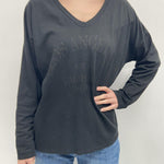 T-shirt stampa Los Angeles 2831LOSANGELES NERO OFELIA 