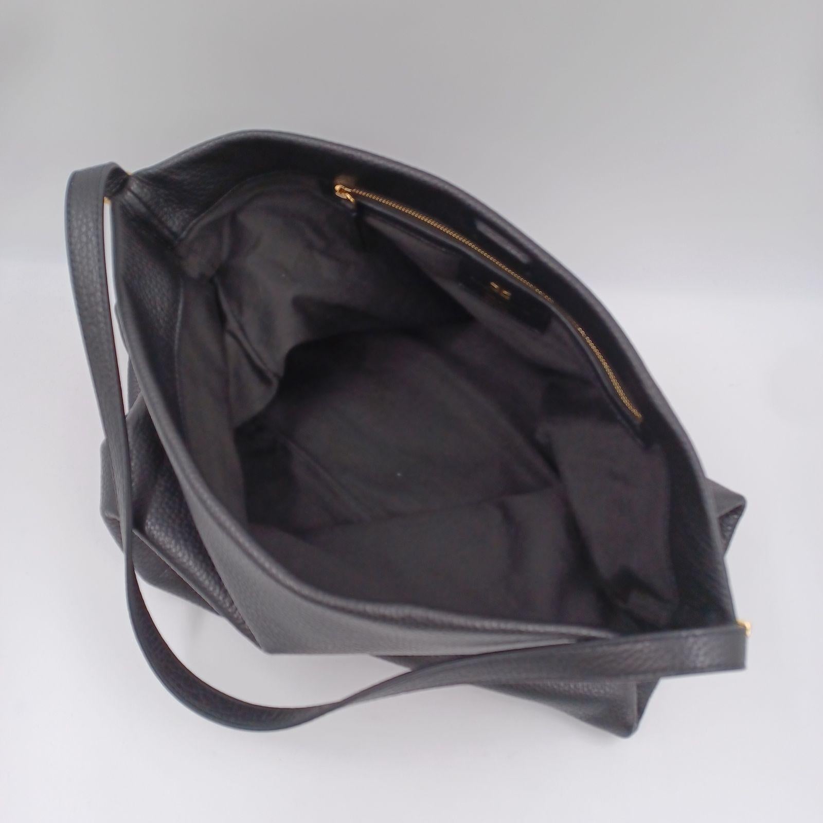 Borsa Tote in pelle - Elisabetta Franchi BS47N56E2 110 ELISABETTA FRANCHI 