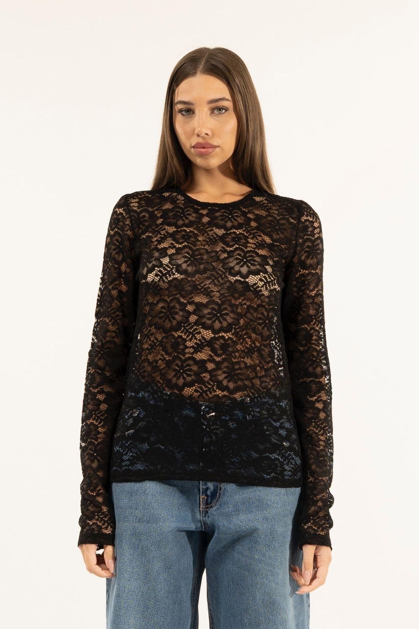 Maglia in pizzo MR5009C 01 KONTATTO 