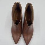 Tronchetto in pelle con cerniera 714 BEIGE CHIARINI 