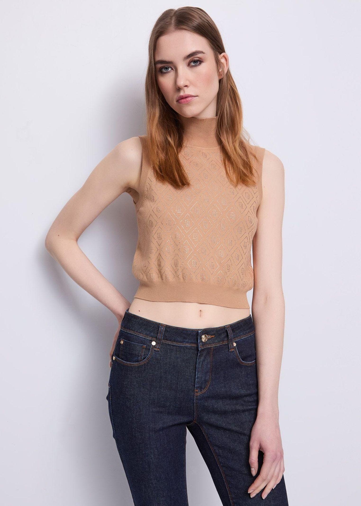 Top con logo - Gaudi 521BD53004 2369 GAUDI' 