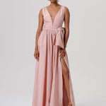 Abito lungo in taffetà - Fracomina FQ26SD3009W83101 444 FRACOMINA 