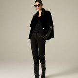 Pelliccia maniche ampie E175PU MA001 MANILA GRACE 