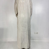 Camicia lunga con motivo a righe - Eleh SS260273 ECRU ELEH 