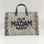 Borsa Casablanca Tote Leopard - Rue Madam Paris CASABLANCATOTE LEOPARD RUE MADAM PARIS 