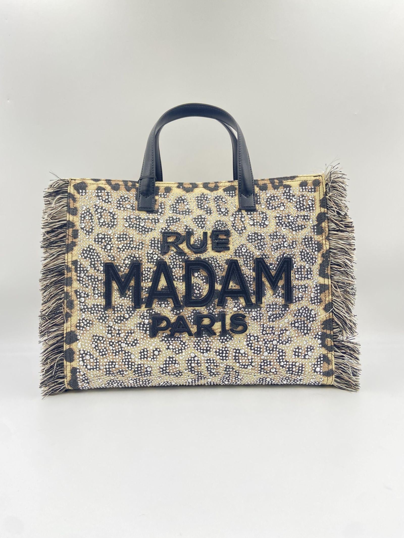 Borsa Casablanca Tote Leopard - Rue Madam Paris CASABLANCATOTE LEOPARD RUE MADAM PARIS 
