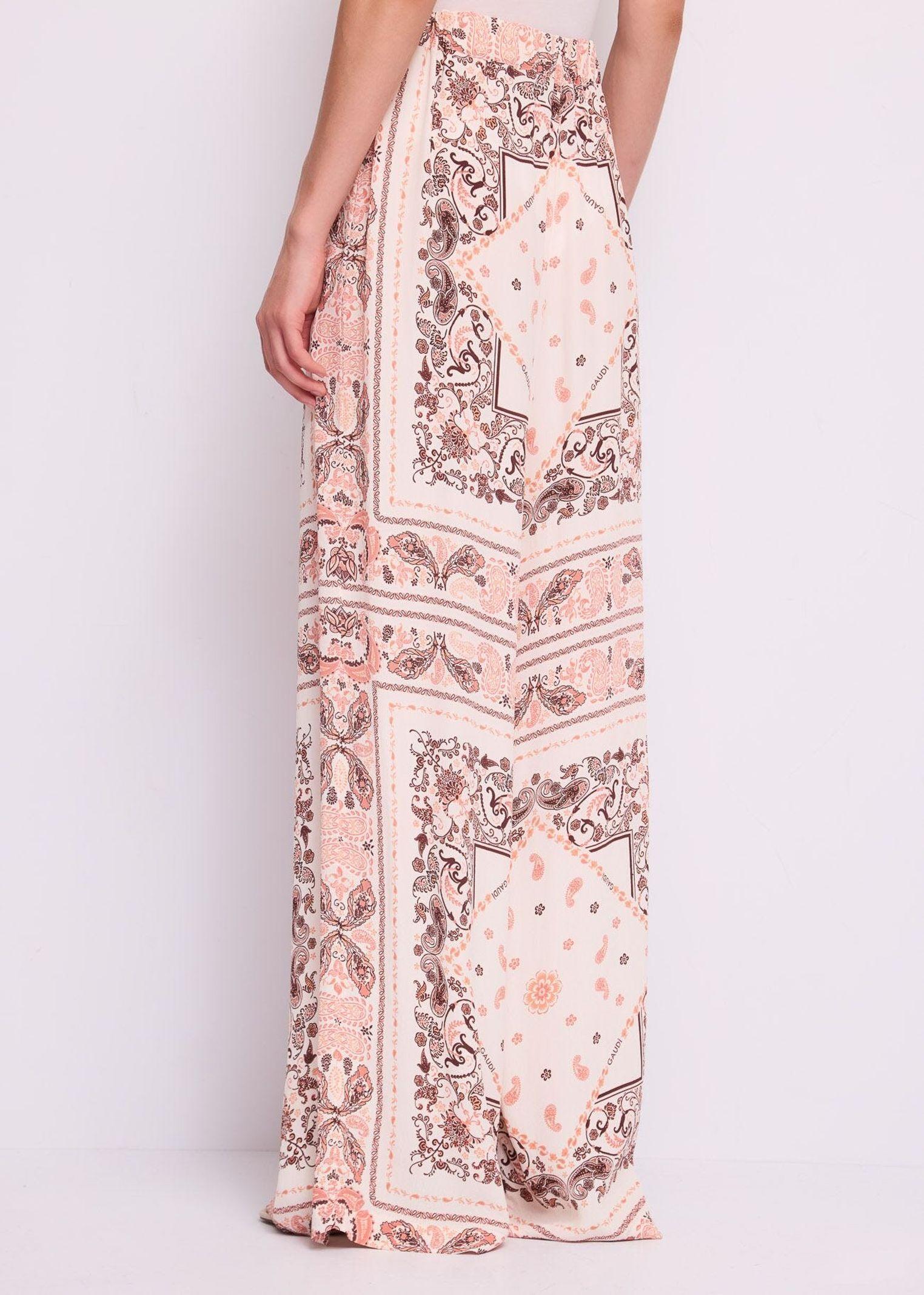 Pantalone stampa paisley - Gaudi 611FD25001 61102801 GAUDI' 