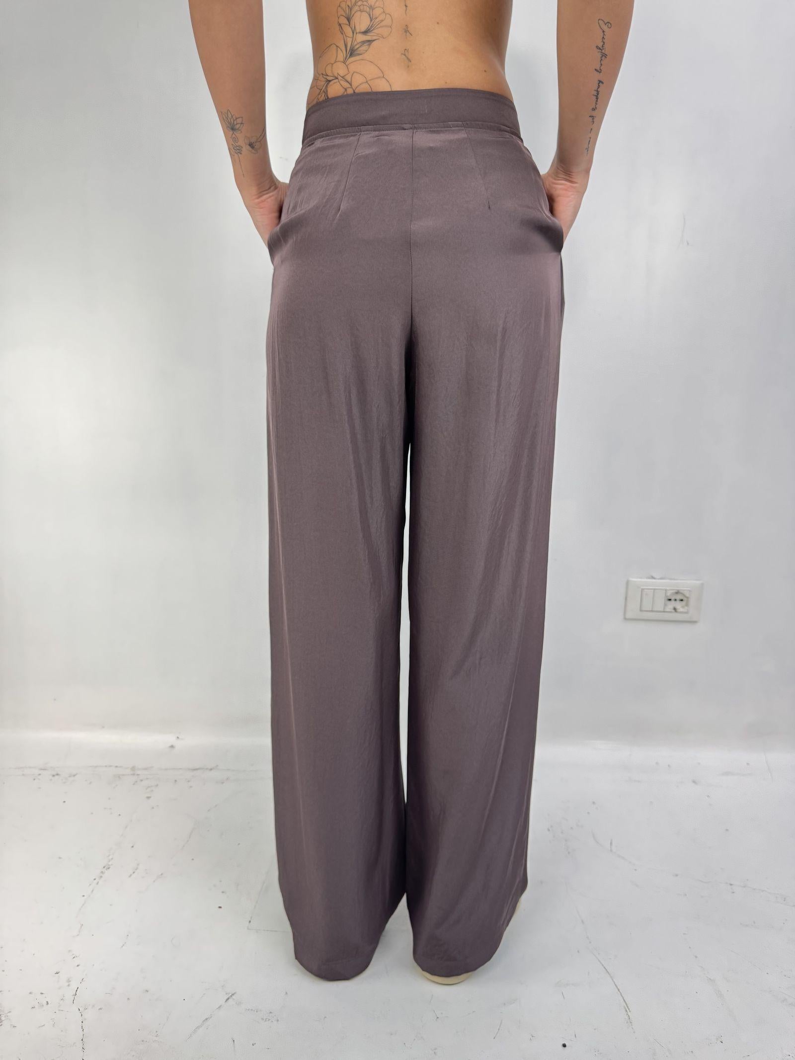 Pantalone gamba ampia - Eleh SS260235 MALVA ELEH 