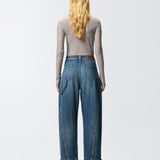 Jeans ballon con zip 105680A2TX PJZ PINKO 