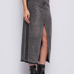 Gonna longuette con borchie 521BD76004 00 GAUDI' 