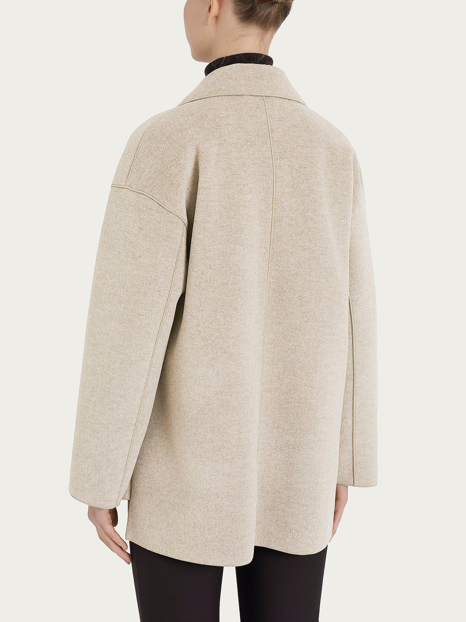 Cappotto caban in lana DQ61KBFW25 786M RAGNO 