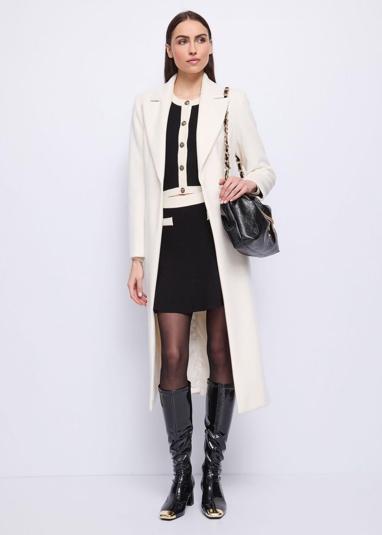 Minigonna in filato a contrasto 521FD73005 521017-02 GAUDI' 