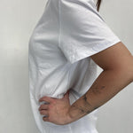 T- shirt girocollo L8869 BIANCO OFELIA 