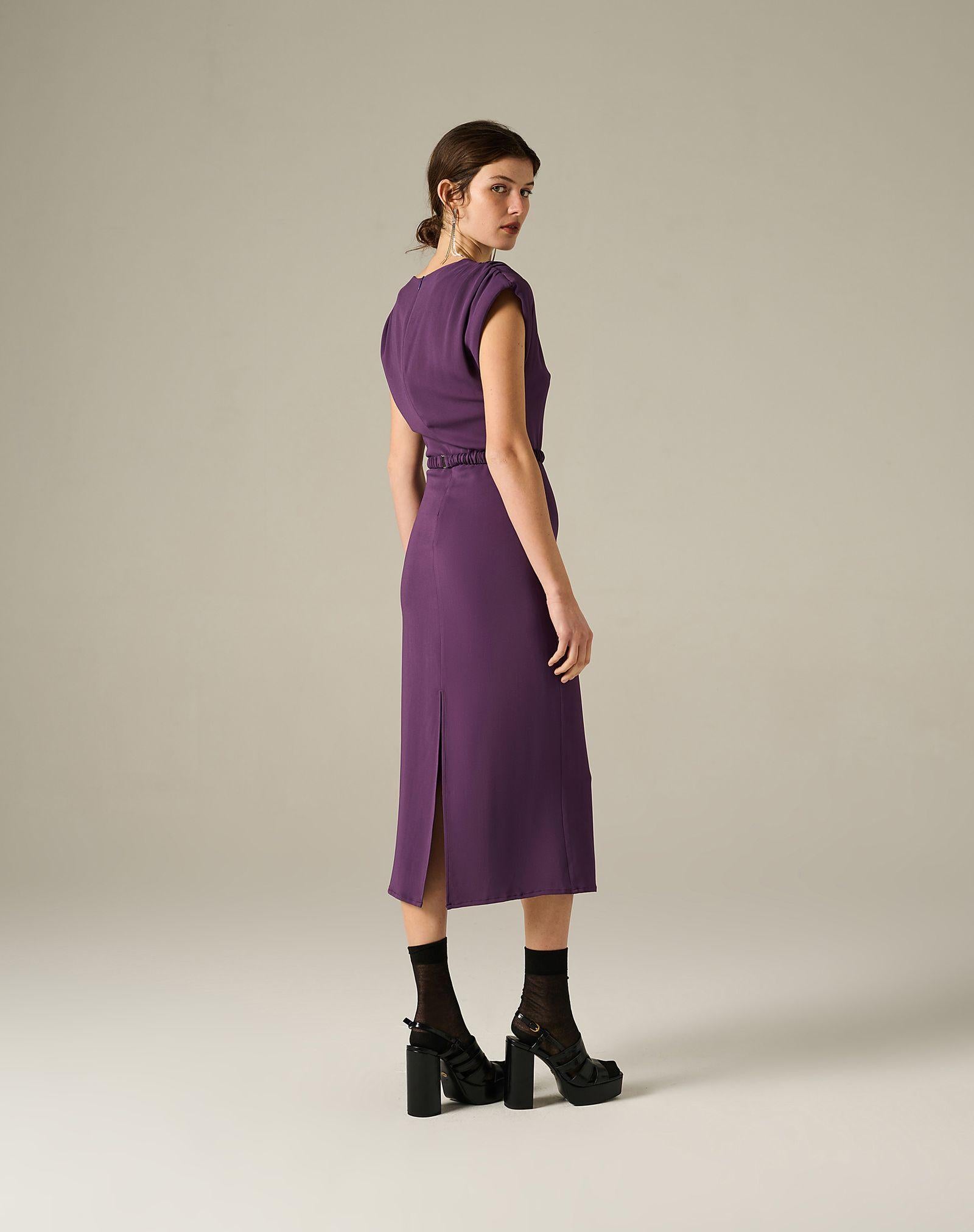 Abito midi A096VU MA648 MANILA GRACE 