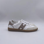 Sneakers in pelle e crosta con logo - Elisabetta Franchi SA50G51E2 DK6 ELISABETTA FRANCHI 