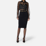 Gonna a rombi - Elisabetta Franchi GK20B56E2 110 ELISABETTA FRANCHI 