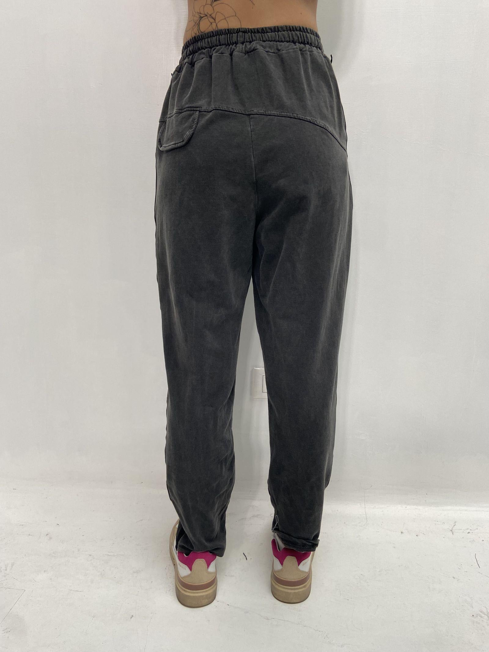 Pantalone con banda laterale 2558 ANTRACITE OFELIA 