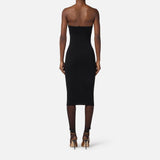 Abito con dettagli à jour - Elisabetta Franchi AM05B56E2 110 ELISABETTA FRANCHI 