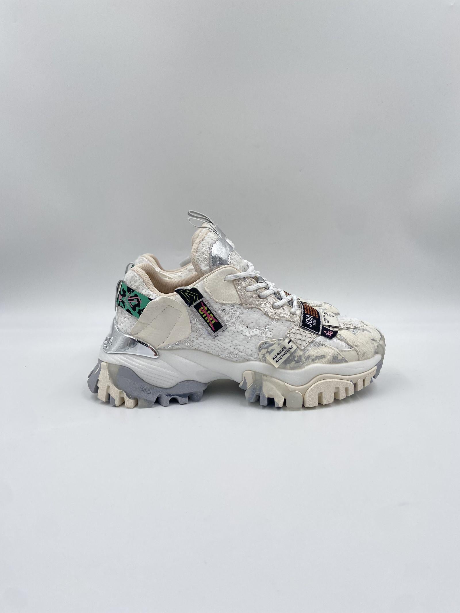 Sneakers argento bianco - Joia Paris Label 2001034 ARGENTO JOIAPARIS 