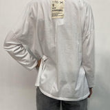 T-shirt scollo a V - Ofelia 2831 BIANCO OFELIA 