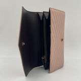 Portafoglio zip-around in nappa chevron - Pinko 100882-A0GK O81Q PINKO 