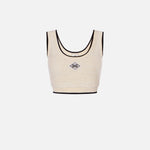 Top in ciniglia bouclè - Elisabetta Franchi TK64S61E2 E84 ELISABETTA FRANCHI 