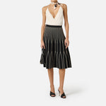 Body in georgette - Elisabetta Franchi BO01461E2 193 ELISABETTA FRANCHI 