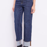 Jeans con risvolto