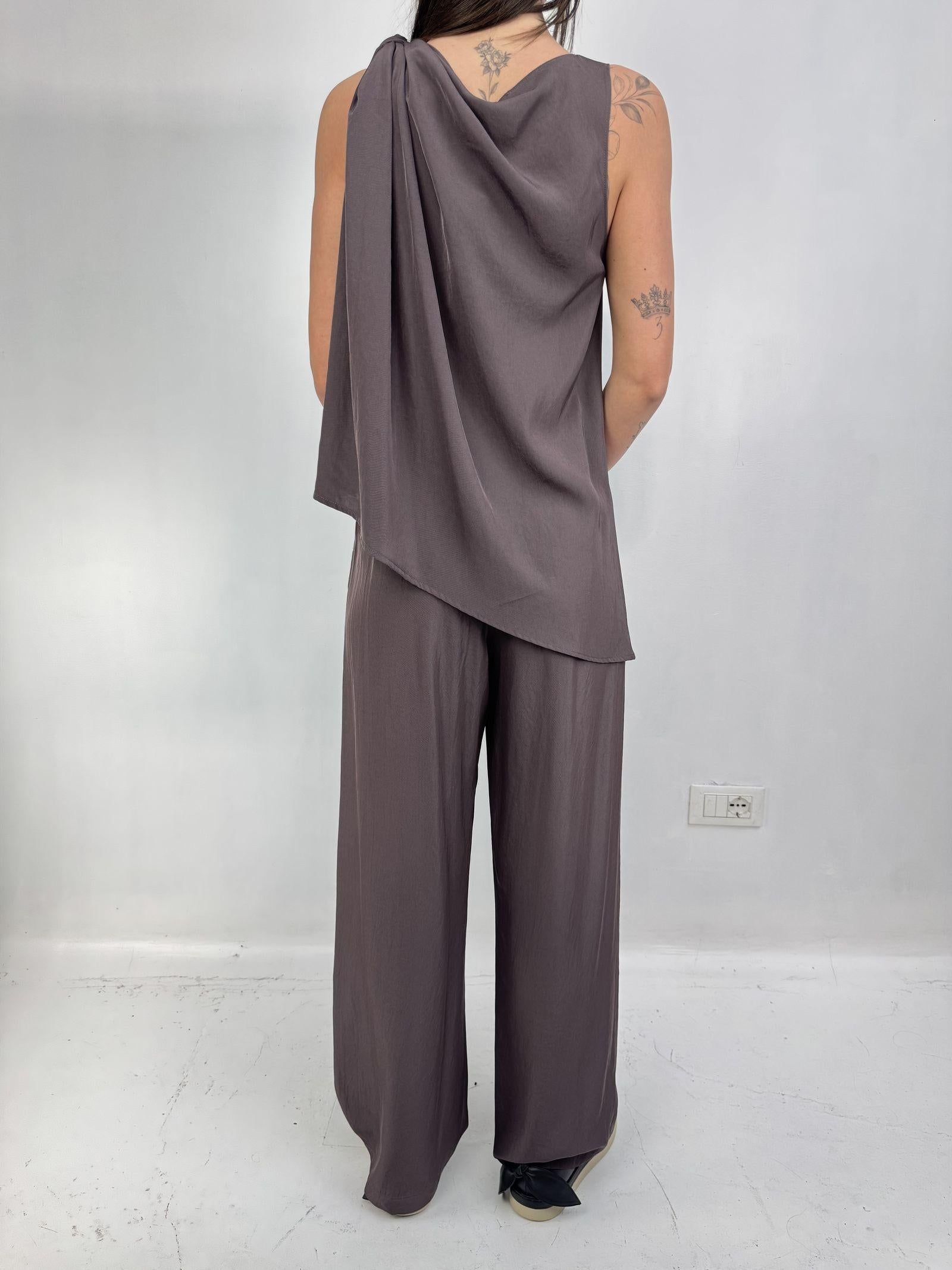 Top asimmetrico con nodo - Eleh SS260234 MALVA ELEH 