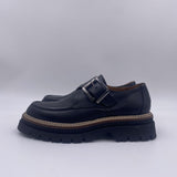 Mocassino in pelle con fibbia