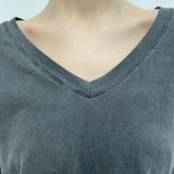 T-shirt scollo a V 2831 ANTRACITE OFELIA 