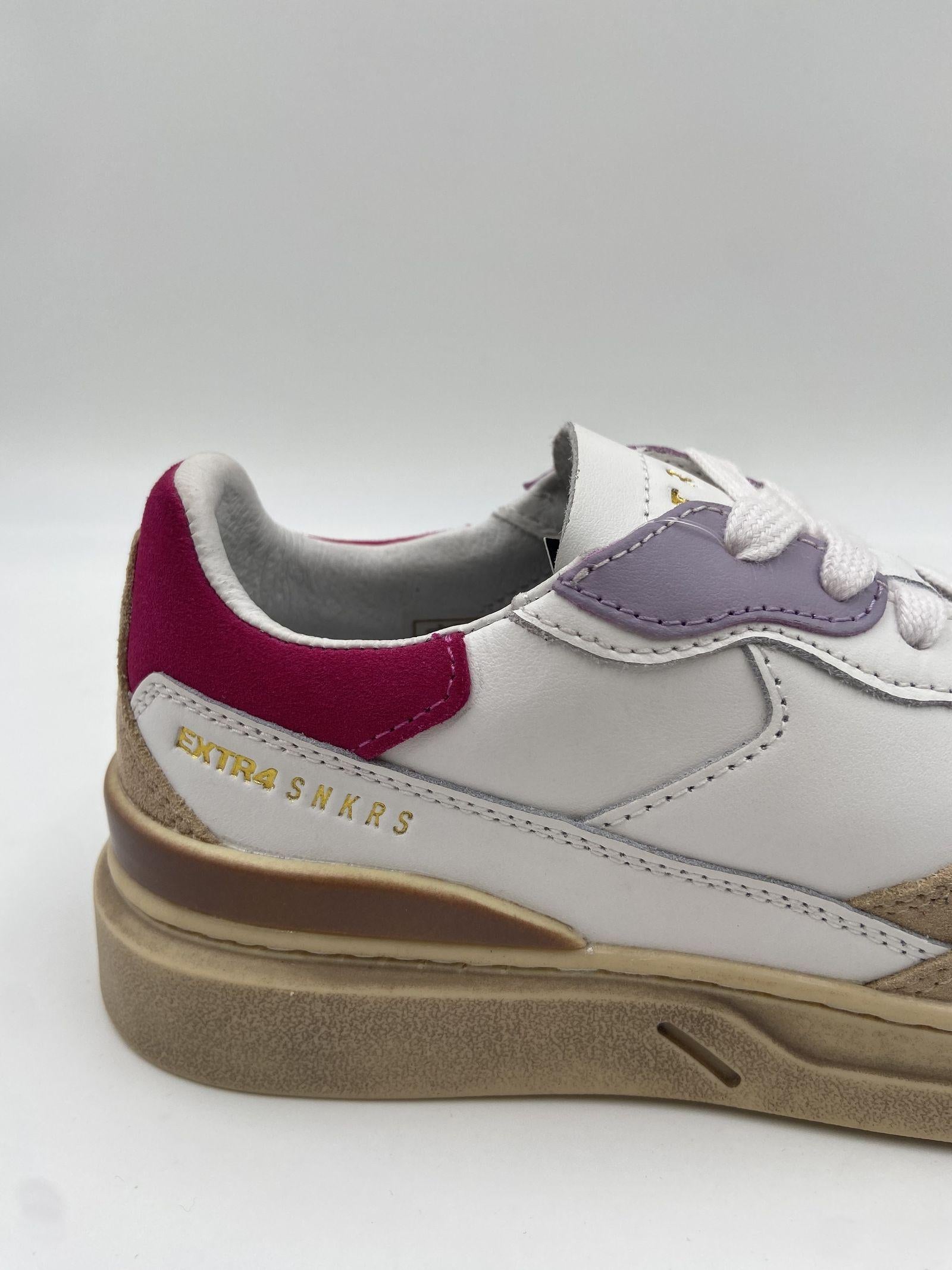 Sneakers Club tennis 1.06 8707011 BURROBIANCO EXTR4 