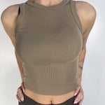 Canotta top - Eleh SS260074 CAMMELLO ELEH 