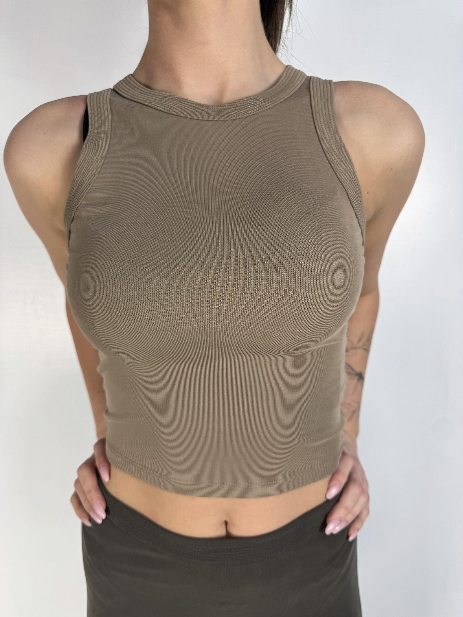 Canotta top - Eleh SS260074 CAMMELLO ELEH 