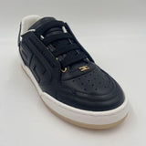 Sneakers in pelle con logo
